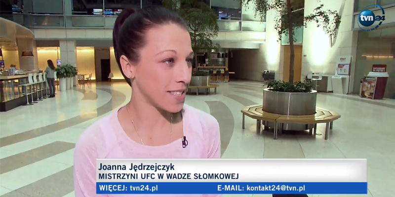 Joanna Jędrzejczyk w TVN24 przed wylotem do Australii na UFC 193
