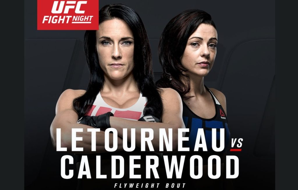 Letourneau vs Calderwood pierwszą walką kobiet w UFC w kategorii 57 kg.