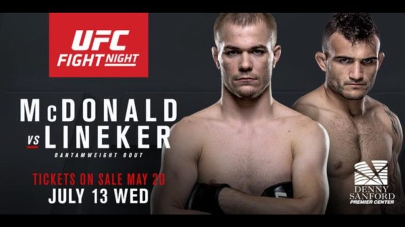 John Lineker podejmie Michaela McDonalda na gali UFC Fight Night 91