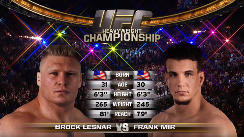 Brock Lesnar vs Frank Mir II – z archiwum UFC