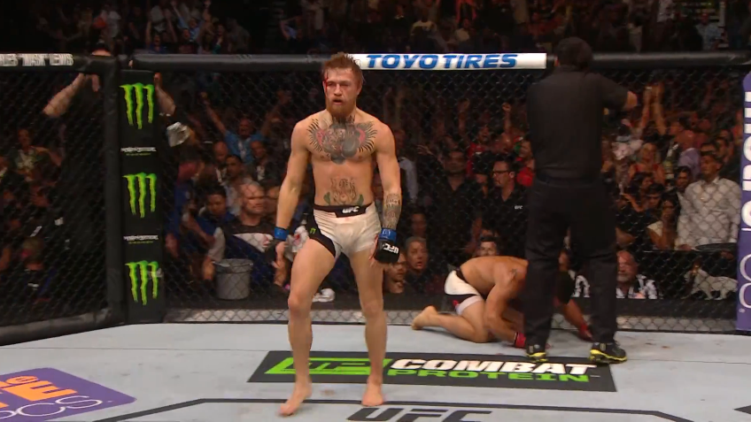 Darmowa walka przed UFC 202: Conor McGregor kończy przed czasem Chada Mendesa!