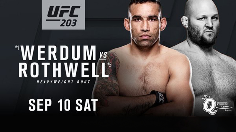 UFC 203: Ben Rothwell kontuzjowany, Fabrico Werdum czeka na rywala