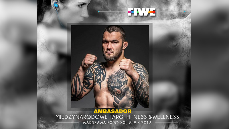 Michał Materla został ambasadorem FIWE – największych targów Fitness w Polsce!