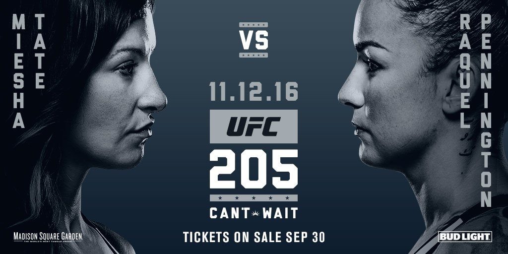 Miesha Tate vs. Raquel Pennington na UFC 205