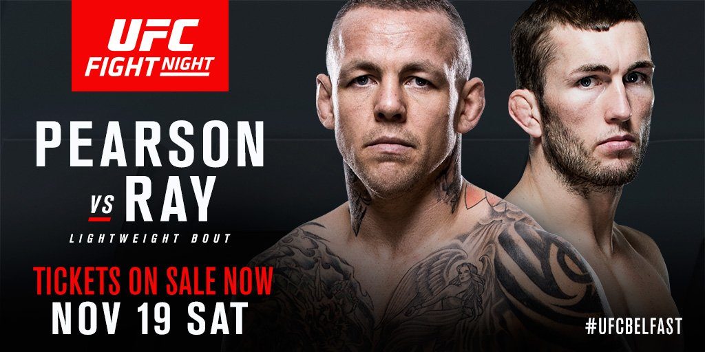 Ross Pearson vs. Stevie Ray na UFC Fight Night 99 w Belfaście