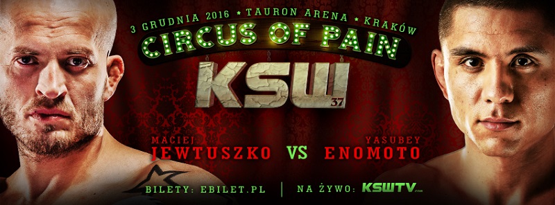 Maciej Jewtuszko vs Yasubey Enomoto oficjalnie na KSW 37