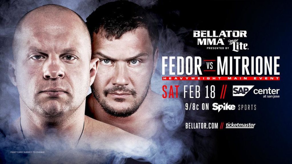 Fedor Emelianenko vs. Matt Mitrione na gali Bellator 172!