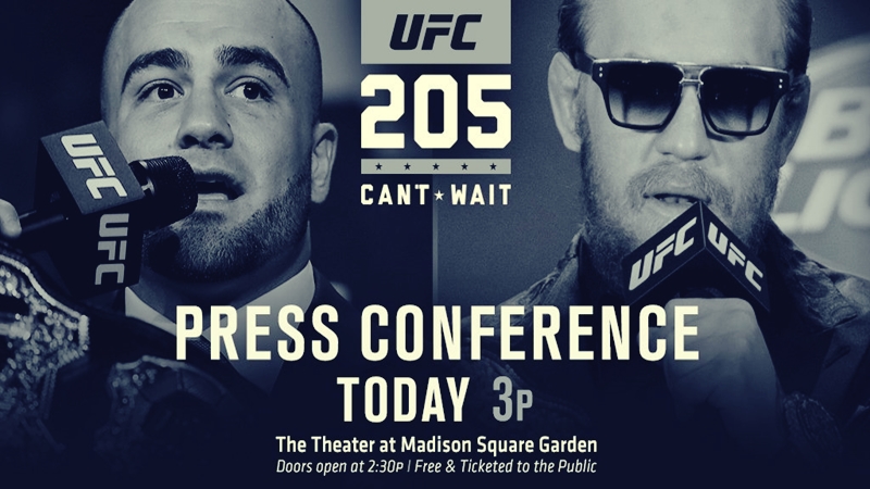 Konferencja prasowa przed UFC 205 na żywo od 21:00