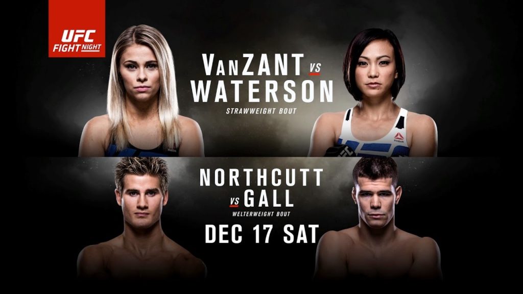 UFC on FOX 22: VanZant vs. Waterson – wyniki