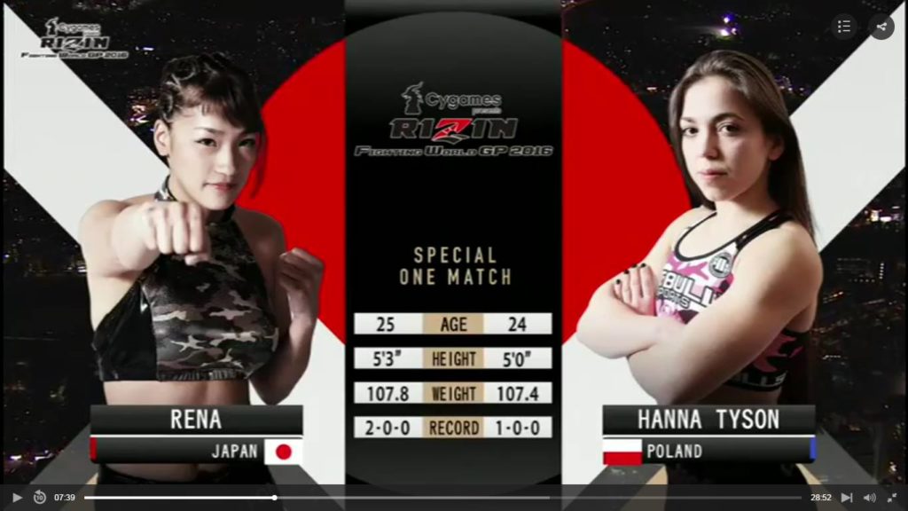 Hanna Gujwan vs. Rena Kubota – cała walka [WIDEO]