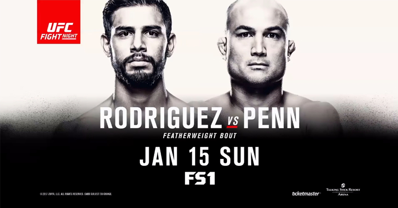 UFC Fight Night 103: Rodriguez vs. Penn – wyniki