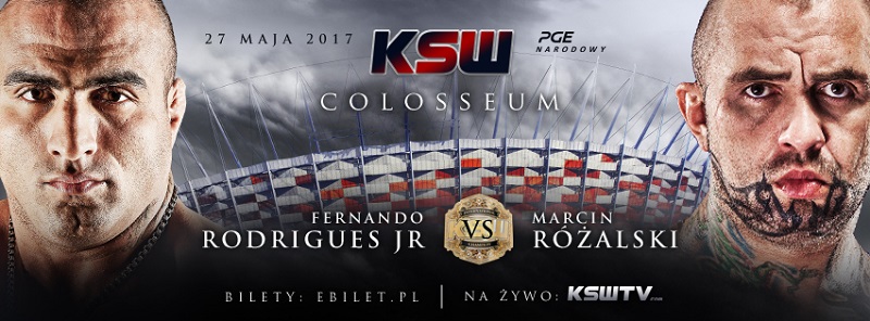 Rodrigues vs Różalski pierwszym oficjalnym pojedynkiem gali KSW na PGE Narodowym