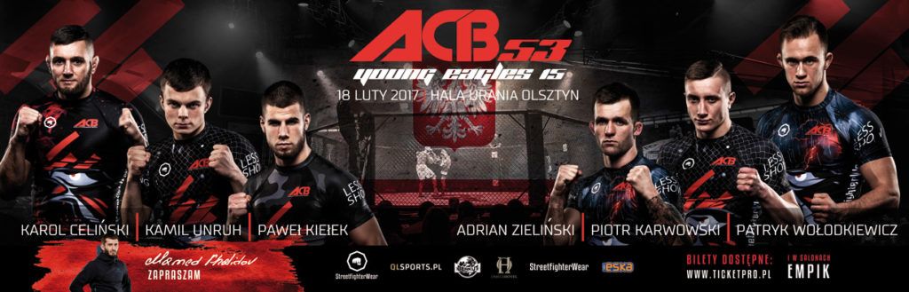 Pełna karta walk gali ACB 53 w Olsztynie