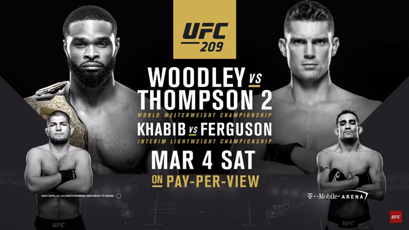 Pierwsza zapowiedź UFC 209 [wideo]