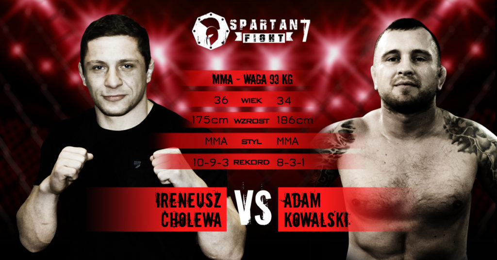 Ireneusz Cholewa vs. Adam Kowalski na gali Spartan Fight 7