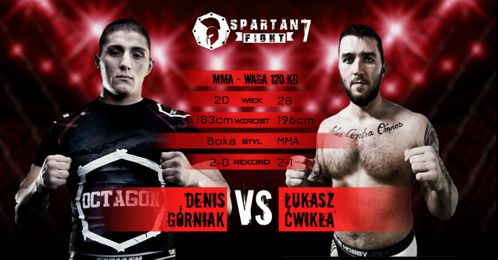 Denis Górniak vs. Łukasz Ćwikła na gali Spartan Fight 7