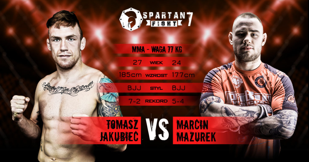 Tomasz Jakubiec vs. Marcin Mazurek na Spartan Fight 7
