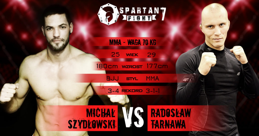 Michał Szydłowski zmierzy się z Radosławem Tarnawą na gali Spartan Fight 7