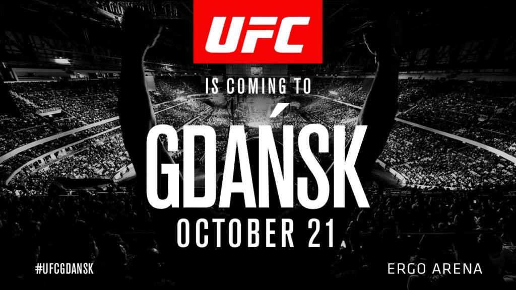 OFICJALNIE: 21 października odbędzie się gala UFC w Gdańsku!