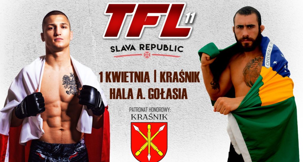 Sebastian Kotwica vs Guilherme „Warrior” Cadena Martins, już 1 kwietnia na TFL 11: SLAVA REPUBLIC w Kraśniku!