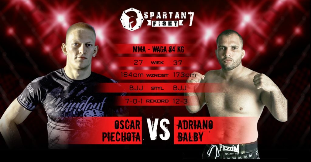 Oskar Piechota zawalczy na Spartan Fight 7!