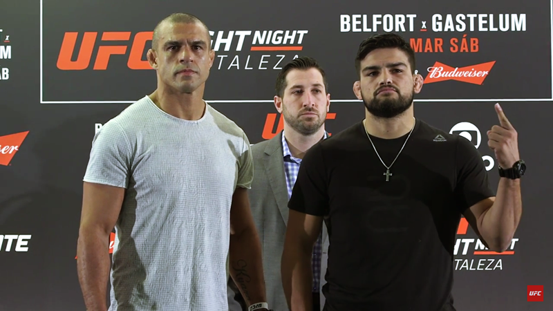 Bohaterowie UFC Fight Night 106 twarzą w twarz [wideo]
