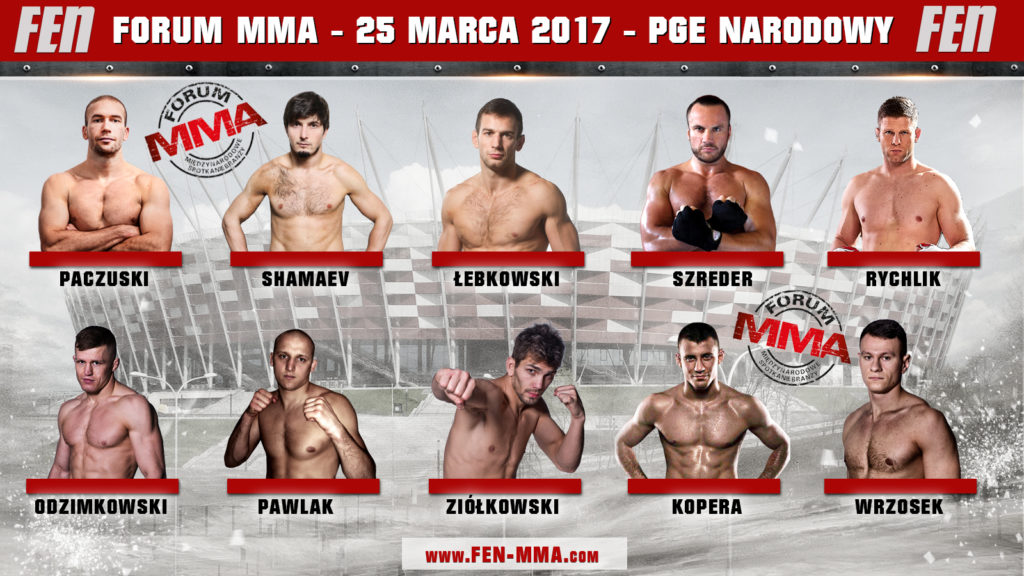 Gwiazdy FEN na Forum MMA w Warszawie