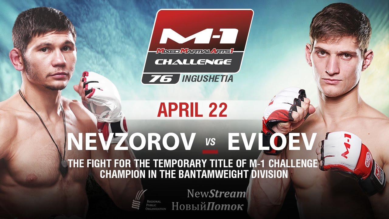 M-1 Challenge 76: Nevzorov vs. Evloev – pełne wyniki