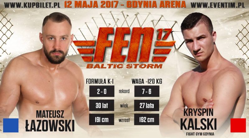 Kryspin Kalski vs. Mateusz Łazowski na gali FEN 17: Baltic Storm