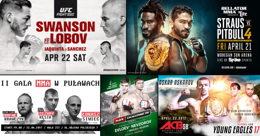 Weekendowy rozkład jazdy MMA – MCF 2, Bellator 178, ACB 58, UFC FN 108 i M-1 Challenge 76