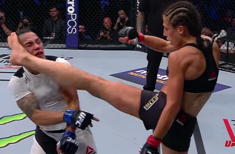 Najlepsze momenty z gali UFC 211 w slow motion [WIDEO]