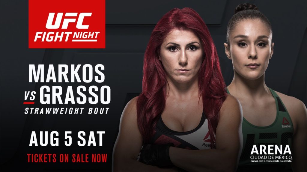 Randa Markos vs. Alexa Grasso na UFC Fight Night 114 w Meksyku