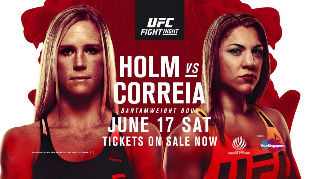UFC Fight Night 111: Holm vs. Correia – wyniki
