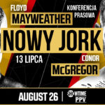 Floyd Mayweather Conor McGregor Konferencja Nowy Jork