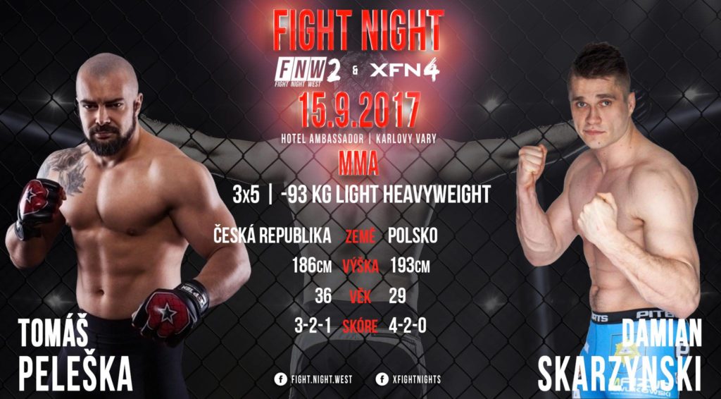 Damian Skarżyński vs Tomáš Peleška – 15 września na gali Fight Night w Czechach