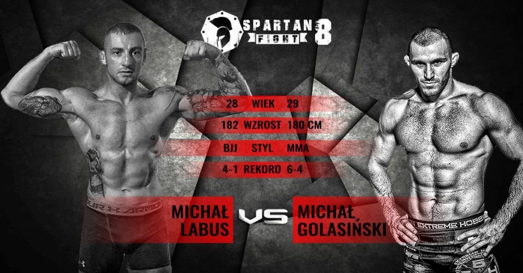 Michał Labus vs. Michał Golasiński na gali Spartan Fight 8