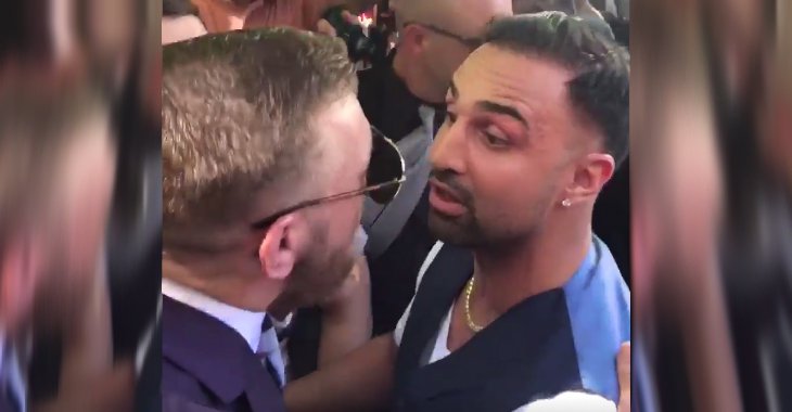 Paulie Malignaggi atakuje Conora McGregora podczas dnia medialnego przed MayMac [WIDEO]