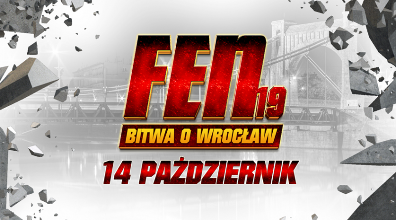 Pierwsze szczegóły gali FEN 19: Bitwa o Wrocław. Rusza też sprzedaż biletów.