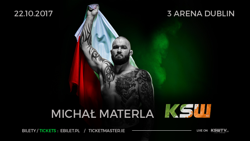 OFICJALNIE: Michał Materla wraca do klatki na KSW 40 w Dublinie