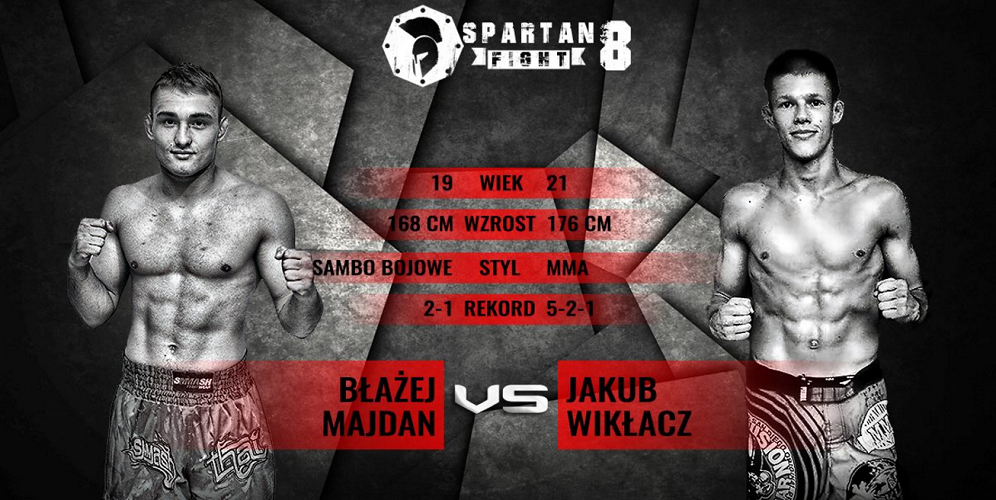 Błażej Majdan vs Jakub Wikłacz na gali Spartan Fight 8