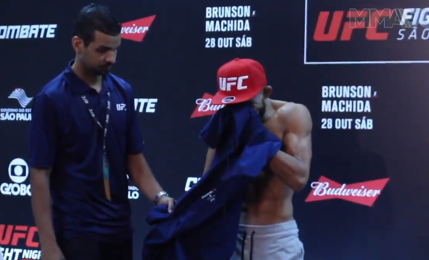 Zawodnik UFC z płaczem zrobił wagę przed UFC Sao Paulo [WIDEO]