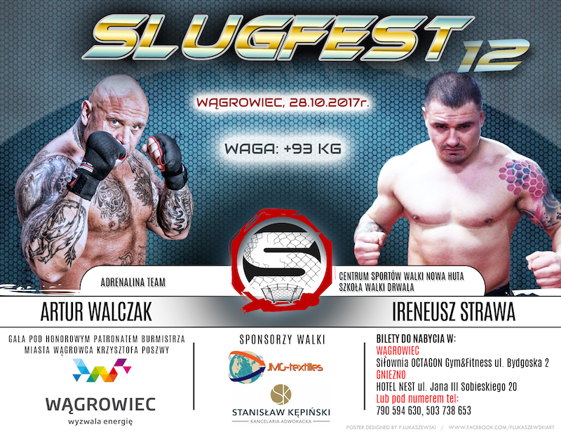 Były strongman wraca do klatki Slugfest! Rywalem doświadczony krakowianin.