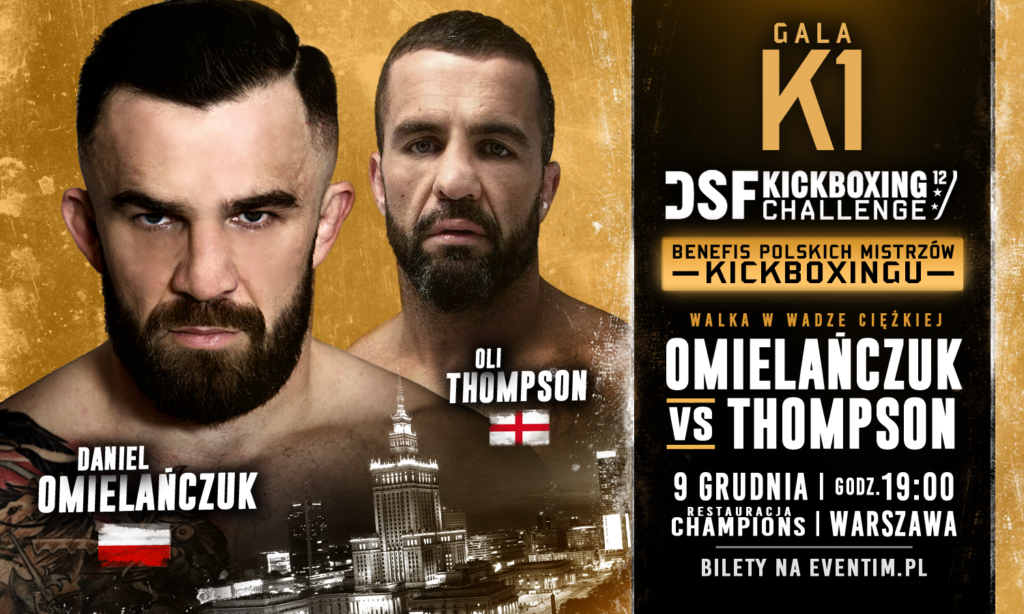 Daniel Omielańczuk vs Oli Thompson na gali DSF Kickboxing Challenge 12