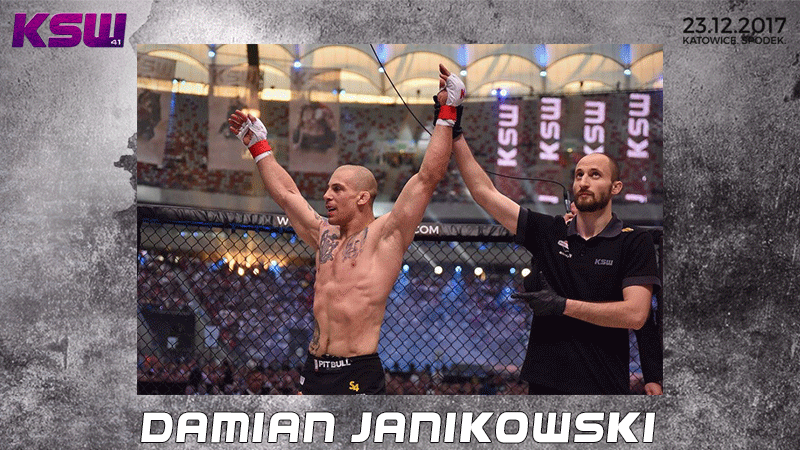 Damian Janikowski wystąpi na gali KSW 41