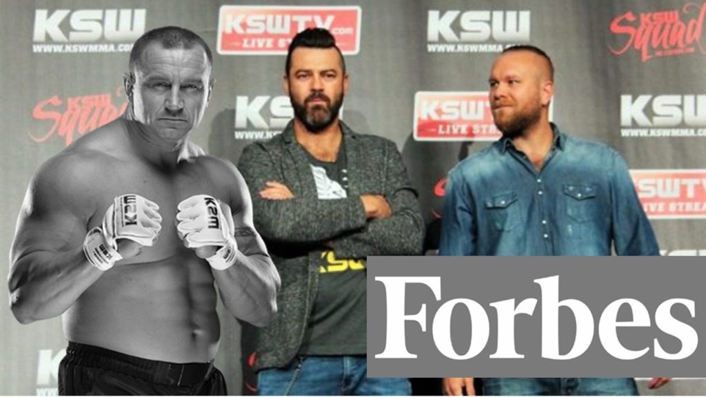 Właściciele KSW i Mariusz Pudzianowski w rankingu Najbardziej Wpływowych Ludzi Sportu magazynu Forbes i Pentagon Research