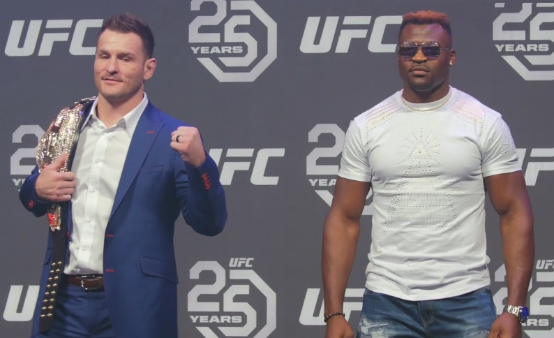 Stipe Miocic oko w oko z Francisem Ngannou [WIDEO]