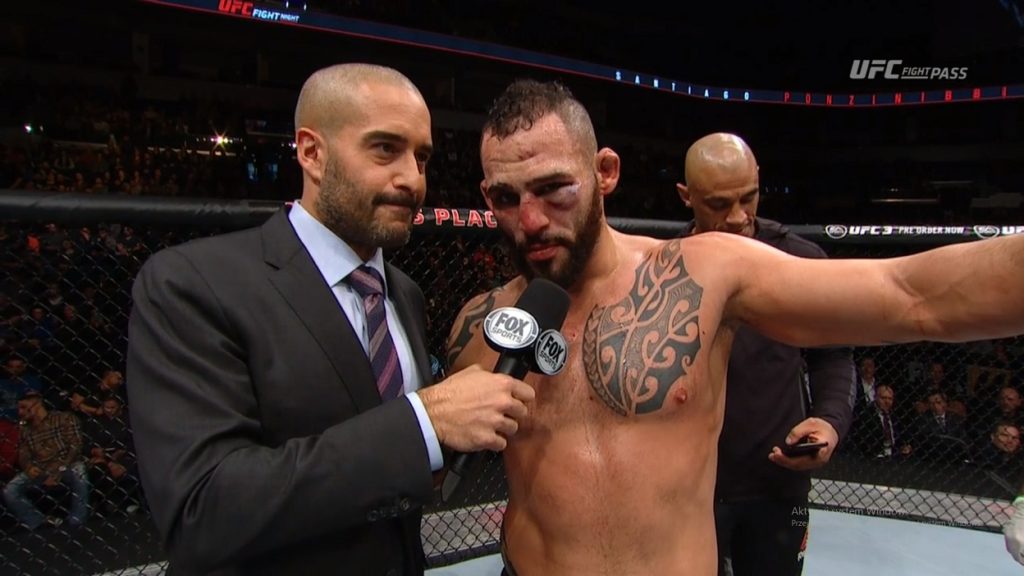 UFC on Fox 26: Santiago Ponzinibbio po wojnie w oktagonie pokonuje Mike’a Perry’ego