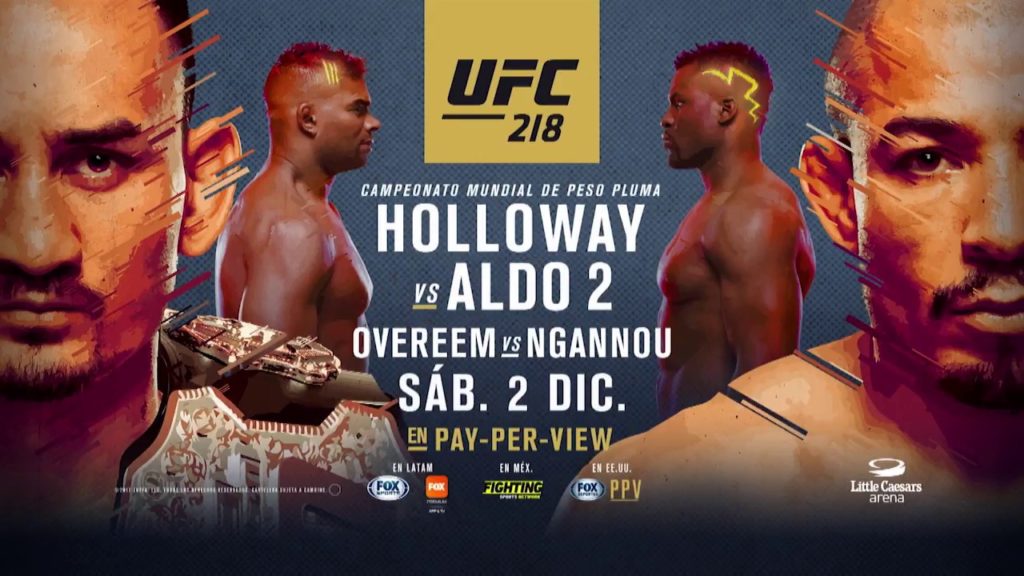 UFC 218: Holloway vs. Aldo 2 – wyniki