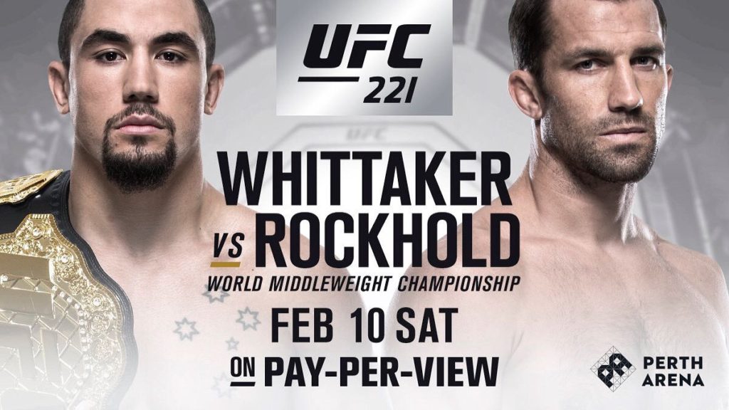 UFC 221: Robert Whittaker i Luke Rockhold zawalczą o zwakowany przez GSP pas wagi średniej