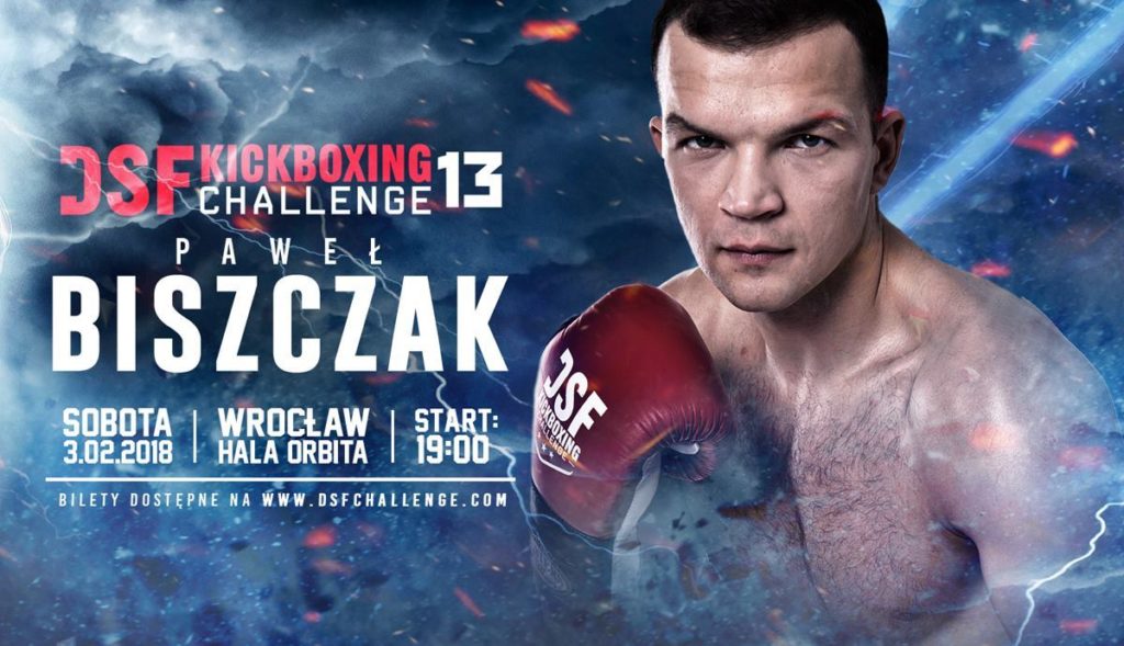 Paweł Biszczak oficjalnie zawodnikiem DSF Kickboxing Challenge. Debiut we Wrocławiu!